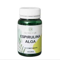 Spiruldin 120 comprimidos de espirulina.