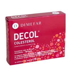 Decol® 30 Cápsulas con Levadura Roja de Arroz - Dimefar