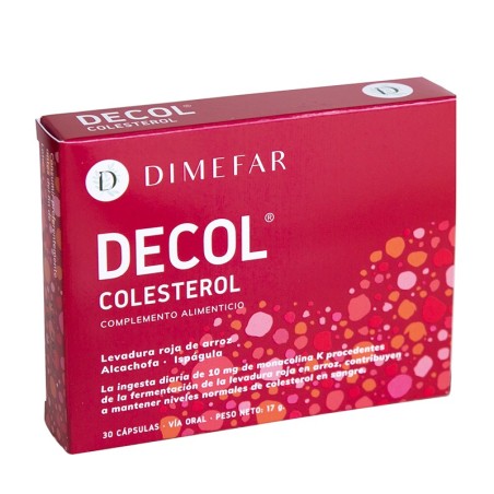 Decol® 30 Cápsulas con Levadura Roja de Arroz - Dimefar