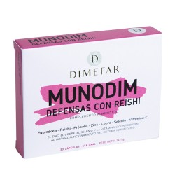 Munodim® 30 Cápsulas con Equinácea, Reishi y Própolis - Dimefar