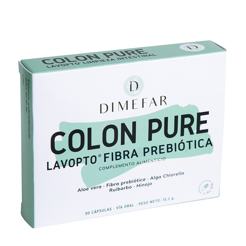Lavopto 30 Cápsulas con Alga Chlorella y Aloe Vera - Dimefar