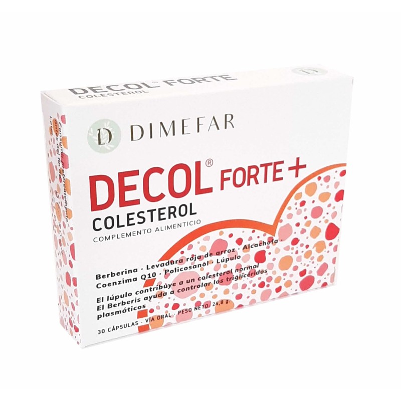 Decol® Forte +  30 Cápsulas con Coenzima Q10  y berberina  - Dimefar