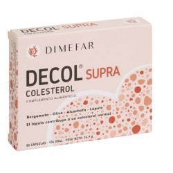 Decol Supra 30 cápsulas com Bergamota, Azeitona, Alcachofra e Lúpulo
