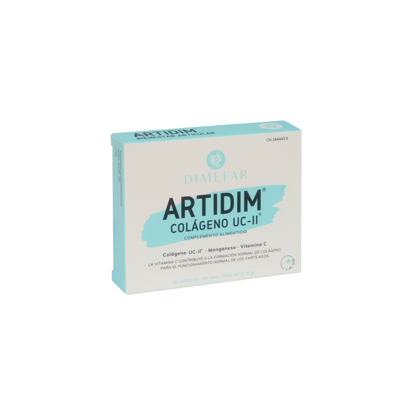 Artidim® 30 Cápsulas Colágeno, Manganeso y Vitamina C - Dimefar