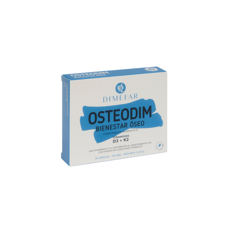 Osteodim 30 cápsulas con Vitamina D3 y Vitamina K2