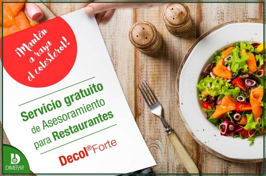 Servicio gratuito de asesoramiento de menús para mantener a raya el colesterol