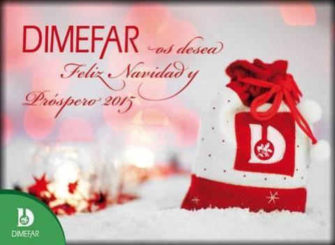 A DIMEFAR deseja-lhe um Feliz Natal e um Próspero 2015