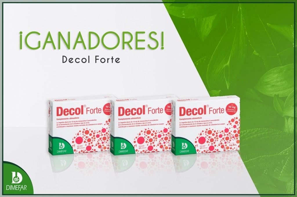 Vencedores do sorteio de produtos Decol Forte