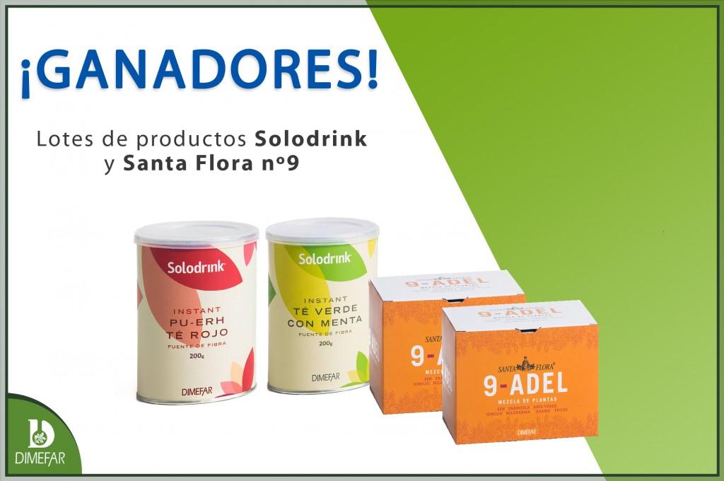 Ganadores del sorteo Solodrink y Santa Flora nº9